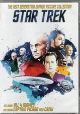 STAR TREK THE NEXT GENERATION MOTION PICTURE COLLECTION New DVD All 4 Films