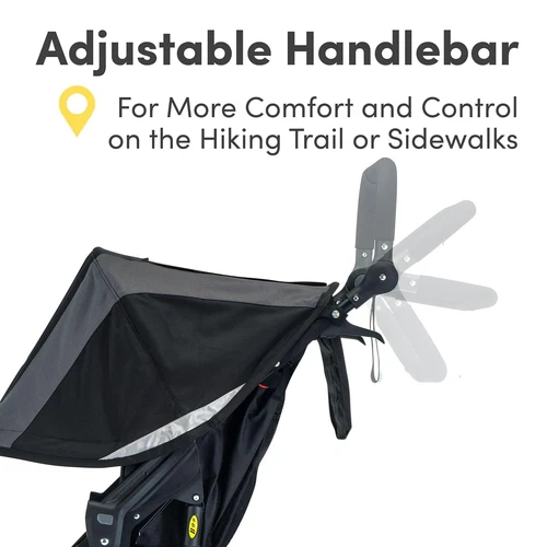 BOB Gear Revolution Flex 3.0 Jogging Stroller, Graphite Black   - Picture 6 of 18