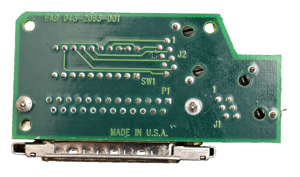 Octel DB25/MOD Jack Breakout Adapter PCB w/ DIP Switches RJ12/RJ45 044-2063-000 - Image 4 of 4