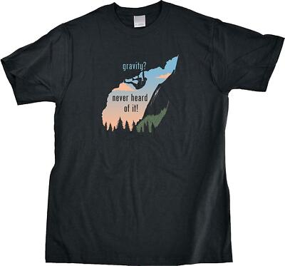 ANN ARBOR 100% Pre-Shrunk Cotton MEN GRAVITY? NEVER HEAR OF IT SHIRT XLarge New