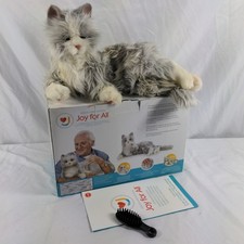 Ageless Innovation Joy For All Companion Pets Grey White Cat Interactive Tested