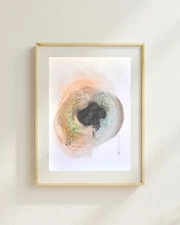 Original zernArt -  Fluid Watercolor Painting on 300g paper - A4 30x39,5cm