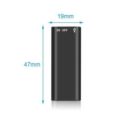 Diktiergerät Aufnahmegerät Mini-Audiorecorder 8GB Intelligent Voice Detection
