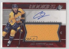 2014-15 SPx Spectrum Red Rookie Jersey Level 1 /399 Calle Jarnkrok #147 Auto 3c4