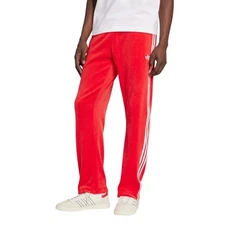 NWT adidas Originals Men's Size XL 2XL Adicolor SST Luxe Velour RED Track Pants
