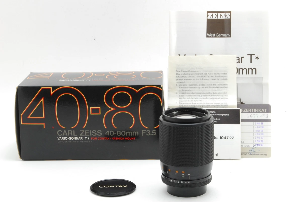 Contax f/3.5 Camera Lenses 40-80mm Focal for sale | eBay