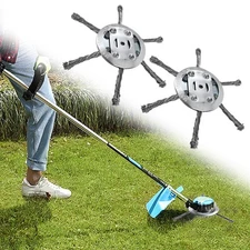 2PCS Steel Wire Grass Trimmer Head Lawn Mower Weeding Head Brush Cutter US