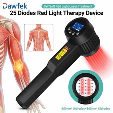 8W Rechargeable Cold Laser Therapy 650nm 808nm for Muscle Joint Pain Relief