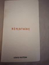 Louis Vuitton Repertoire 2017 printed in france address book - never used
