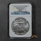 2012 (S) American Silver Eagle $1 - NGC MS70 - San Fransisco