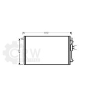 Kondensator Klimaanlage FüR Chrysler Voyager IV 2.5 CRD Bj.00-08