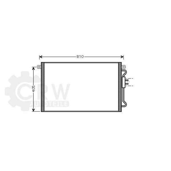 Kondensator Klimaanlage FüR Chrysler Voyager IV 2.5 CRD Bj.00-08-image