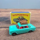 Matchbox Fiat 1500 Kids OS Turquoise Excellent Lesney No 56 Luggage With Box