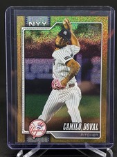 2026 Topps - #75 Camilo Doval (Gold Sandglitter /50) BOOKEND 50/50