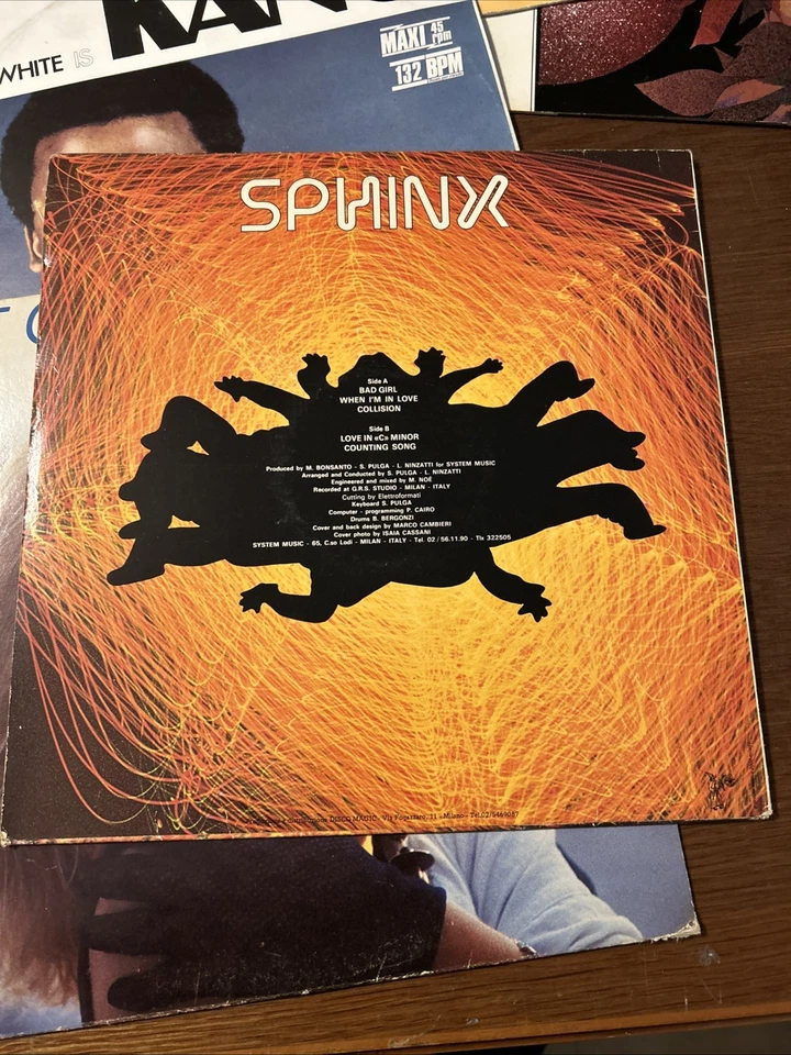 5 Dischi Vinile Italo-disco Anni 80 1a edizione Stock Lotto Rare Vinyl - Bild 3 von 4