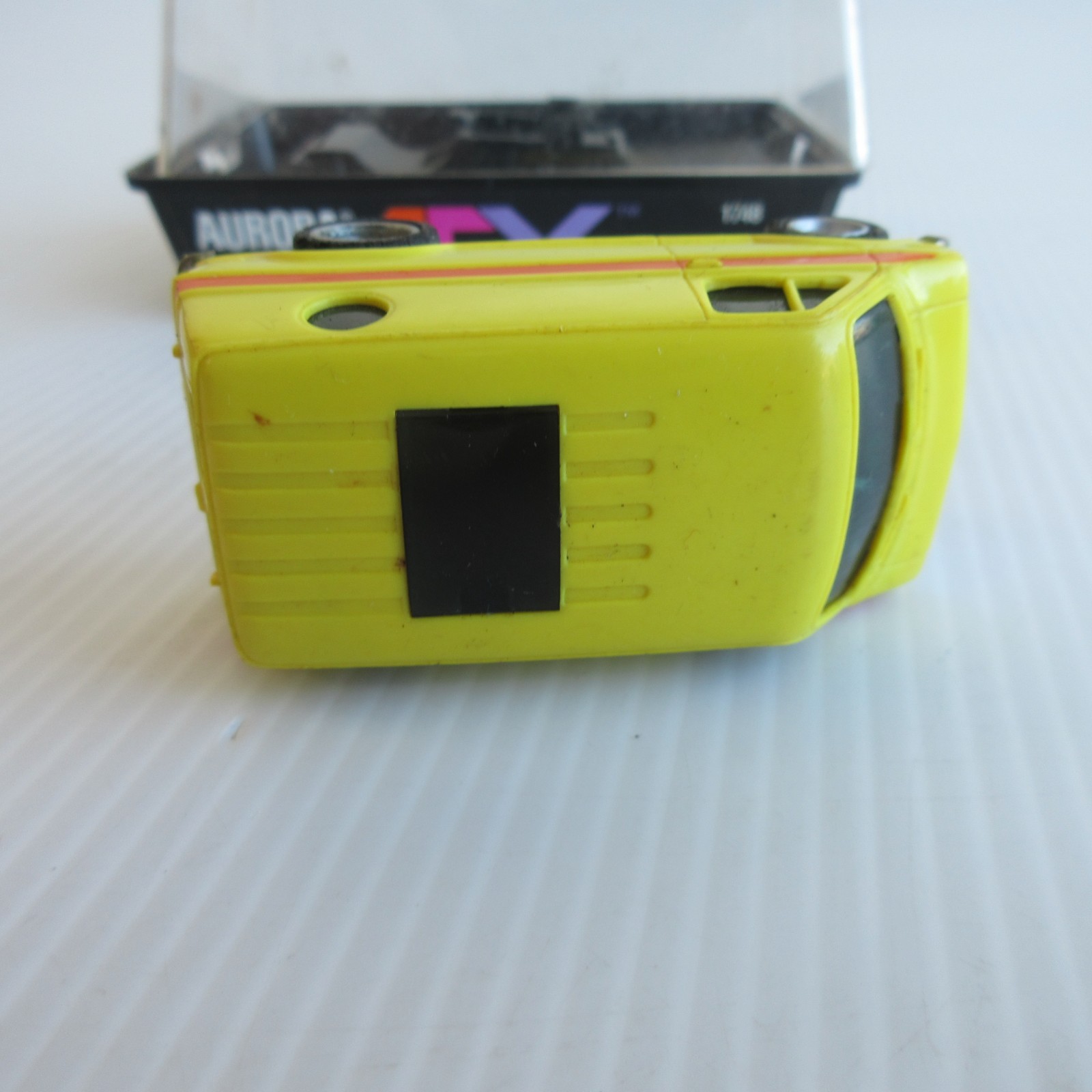 AURORA / AFX DODGE STREET VAN SLOT CAR 1970s IN YELLOW cube 1748 thumbnail 7