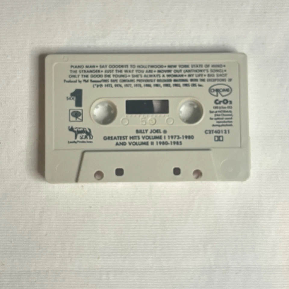 Billy Joel Greatest Hits Volume I And II Cassette 1985 Columbia - Image 3 of 4