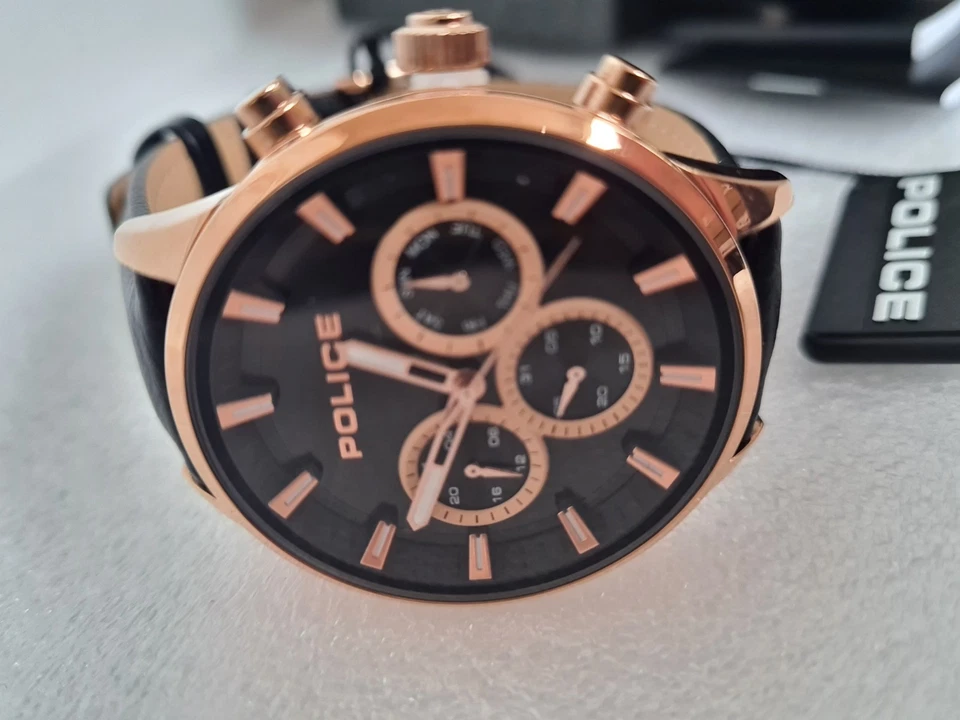 PVP 180. Reloj Policía Hombre Nuevo En Caja y Papeles. - Imagen 3 de 4