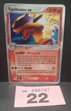 Freepost 2005 Pokemon Unseen Forces Typhlosion EX Holo 110/115