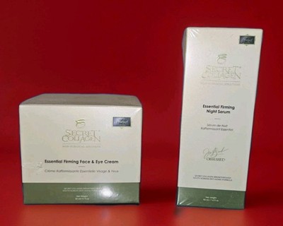 Secret Collagen Essential Firming Night Serum/Face & Eye Cream (both included)