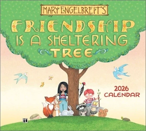 ANDREWS MCMEEL PUBLISHING Mary Engelbreit's Friendship Is a Sheltering Tree 2026 Deluxe Wall Calendar (Cal