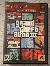 Rockstar Grand Theft Auto III PS2 Greatest Hits NTSC-U/C M Rated w/ Manl, Poster
