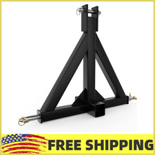 3-Point Trailer Hitch 2" Receiver Quick Hitch Compatible w/Category 1 Tractor