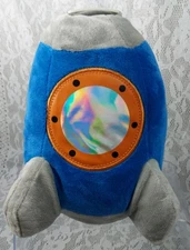 Your Zone Bank Rocket Ship Blue Space Shuttle Outer Space Walmart Plush Stuffed
