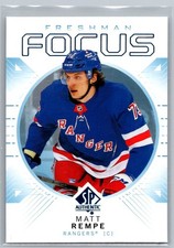 2024-25 SP Authentic Blue Freshman Focus Matt Rempe #FF-4 RC