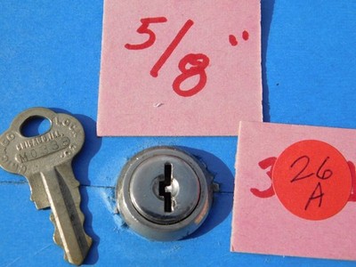 1940s Arcade Game Lock & Key ~ 5/8 inch - Chicago key M0338 | eBay