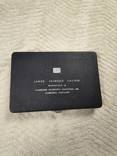 Vintage długi zacisk ze skórą wyprodukowany przez Cambridge Scientific Industries
