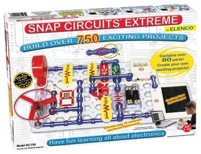 SNAP CIRCUITS - Snap Circuits Extreme Plus - Build Over 750 Electronic Projects
