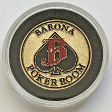Barona Casino Poker Room (CLOSED) Poker Card Guard Cover, Lakeside CA., RARE