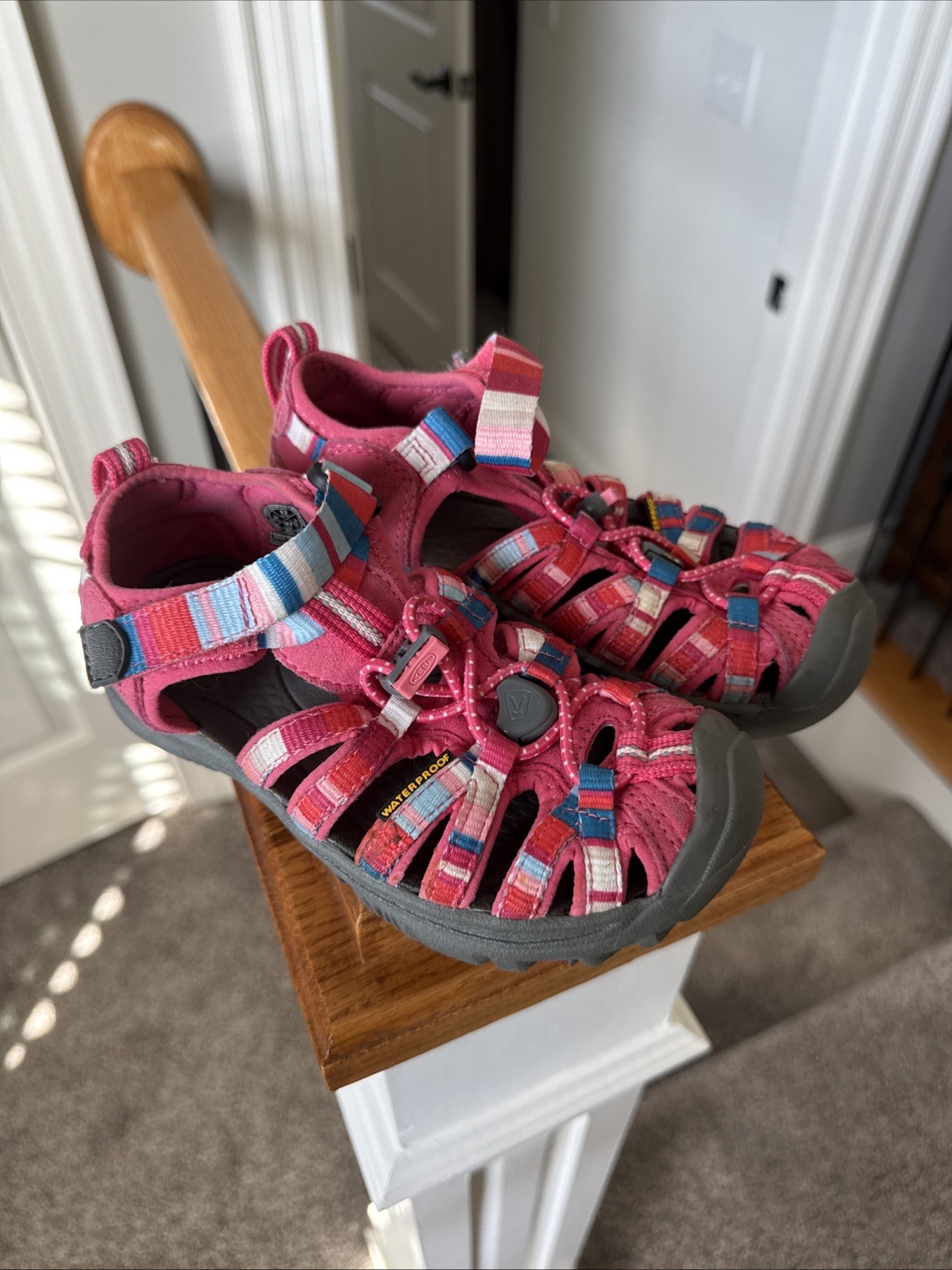 Sandalo Keen rosa lavabile bambina 12