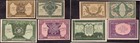 French IndoChina. Four banknotes, details below.