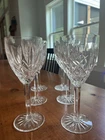 Vintage Waterford Crystal Water Goblets Set of 6 – 8” – Signed – Excellent