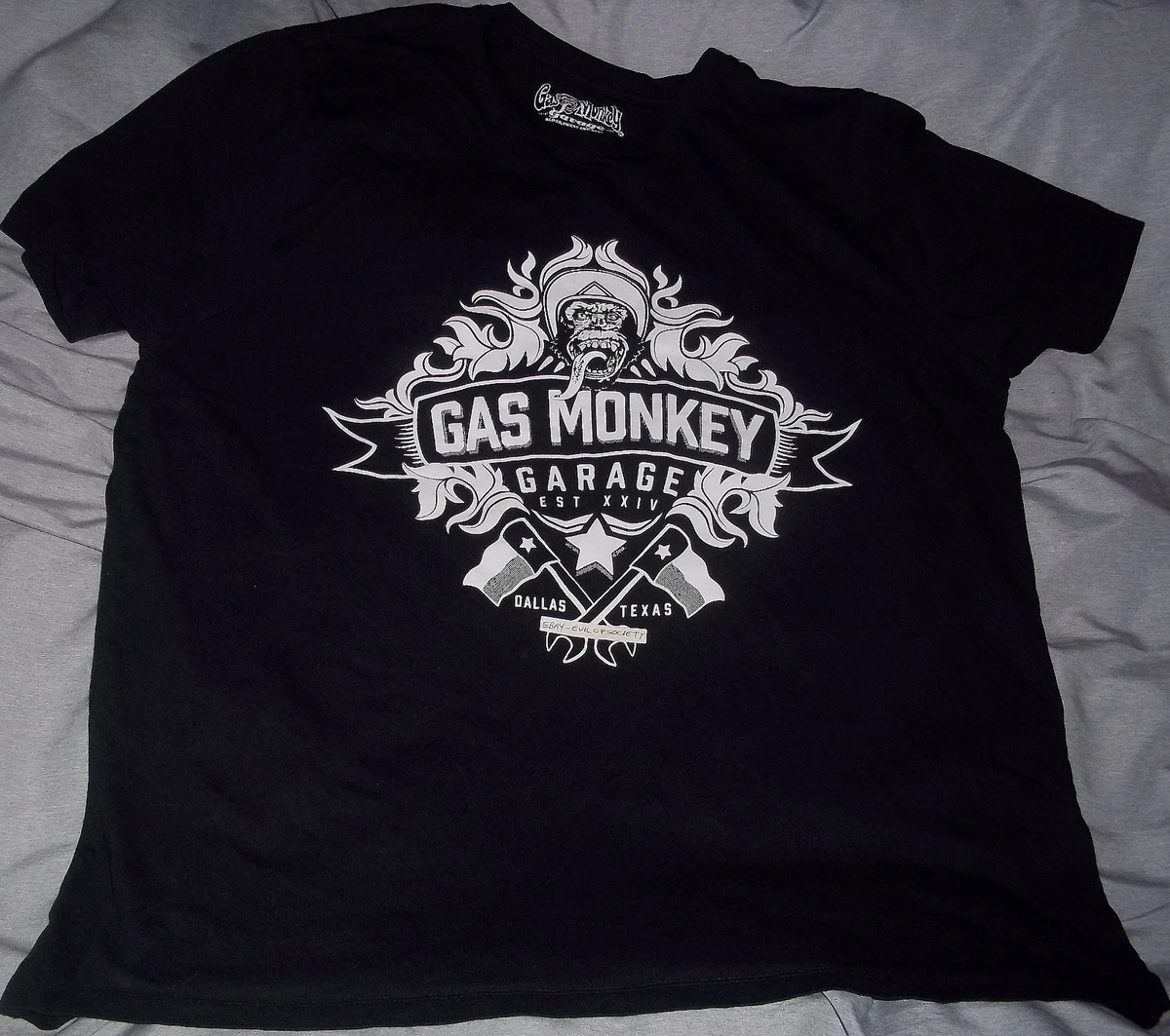 Gas Monkey Garage GMG BSB Classic Logo T-Shirt nero 3XL