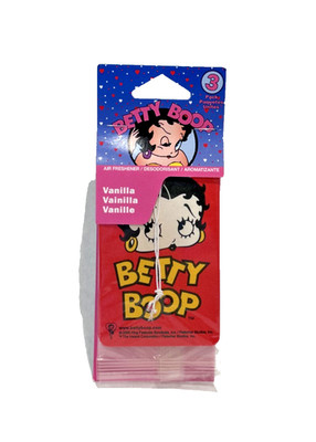 VTG Betty Boop Air Freshener 1996 Red 3 Pack Medo Industries