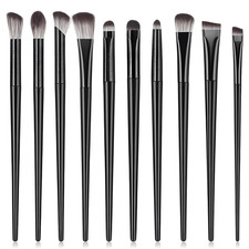 10 Pcs Eyeshadow Brushes,Eye Makeup Brushes Set Eye Shadow Blend Brush Set Smudg