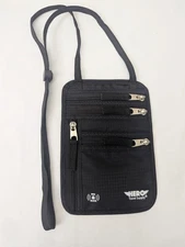 HERO Neck Wallet RFID Blocking Passport Holder Easy to Conceal Travel Pouch