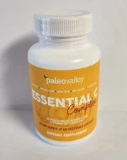 Paleo Valley Essential C Complex 60 Capsules 30 Day Supply Vitamin C Exp 06/2027