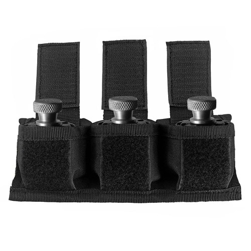 Bursport Speedloader Pouch Revolver Triple Speed Loader Belt Case Black  - Picture 1 of 8