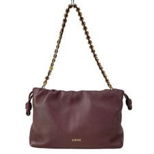 LOEWE Flamenco Purse Medium Bordeaux Melonapa...