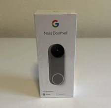 Google Nest Doorbell Wired 2nd Gen Gray Wi-Fi Night Vision HDR Motion Sensor
