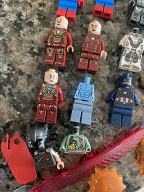 Lego Marvel Minifigures Bulk Parts Lot 76088 76048 Iron Man 76018 76019 Spider