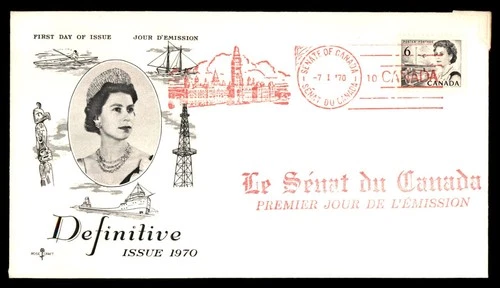 Mayfairstamps Canada FDC 1970 Queen Elizabath II Le Senat First Day Cover aax_55