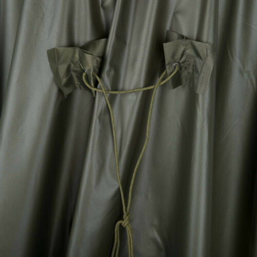 Waterproof Poncho Helikon Tex Hooded Raincoat Camo Tarp Tactical Woodland Army - Picture 18 of 84