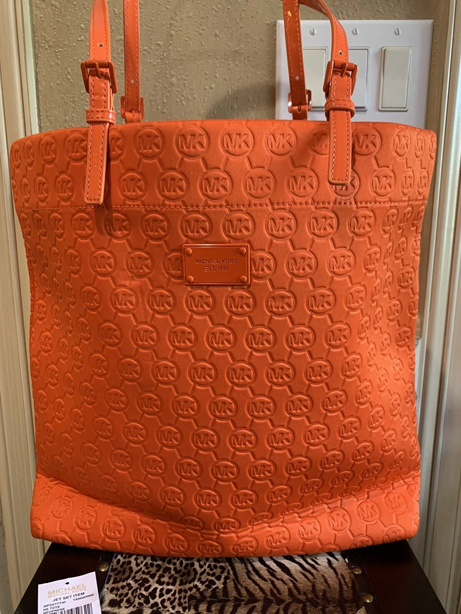 Michael Kors Red/Orange Tote Bag