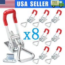 8Pcs Heavy Duty Steel Toggle Latch Catches Ad...