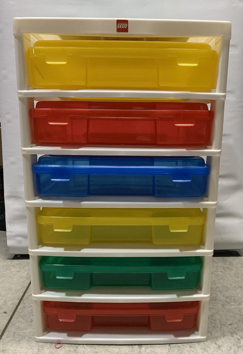 Stackable Building Blocks Storage Box with Removable Compartments